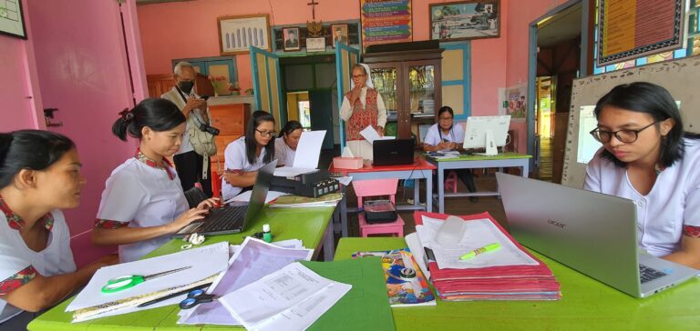 Kegiatan Persiapan Pembelajaran TK Terpadu Karya Budi Putussibau 2023-2024